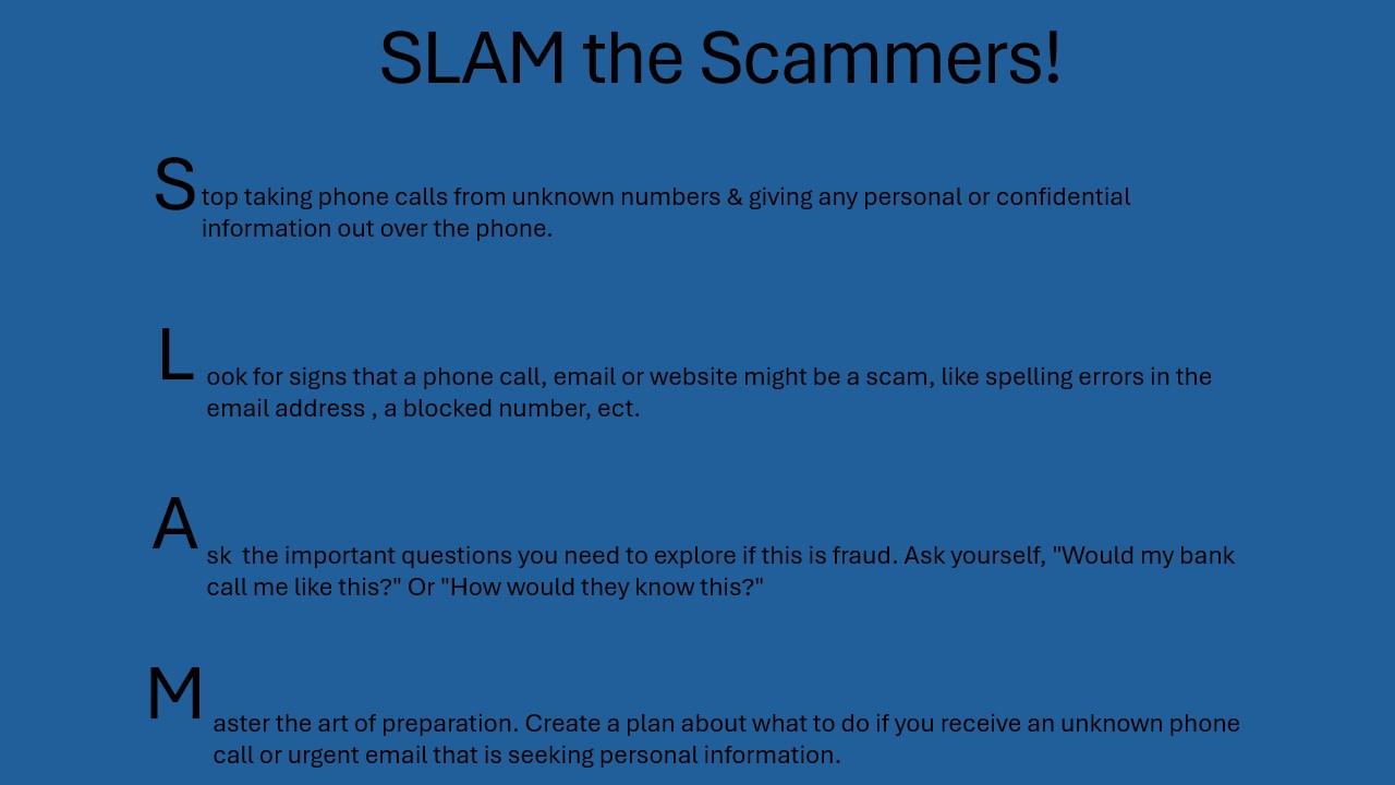FRAUD/ FINANCIAL SCAMS